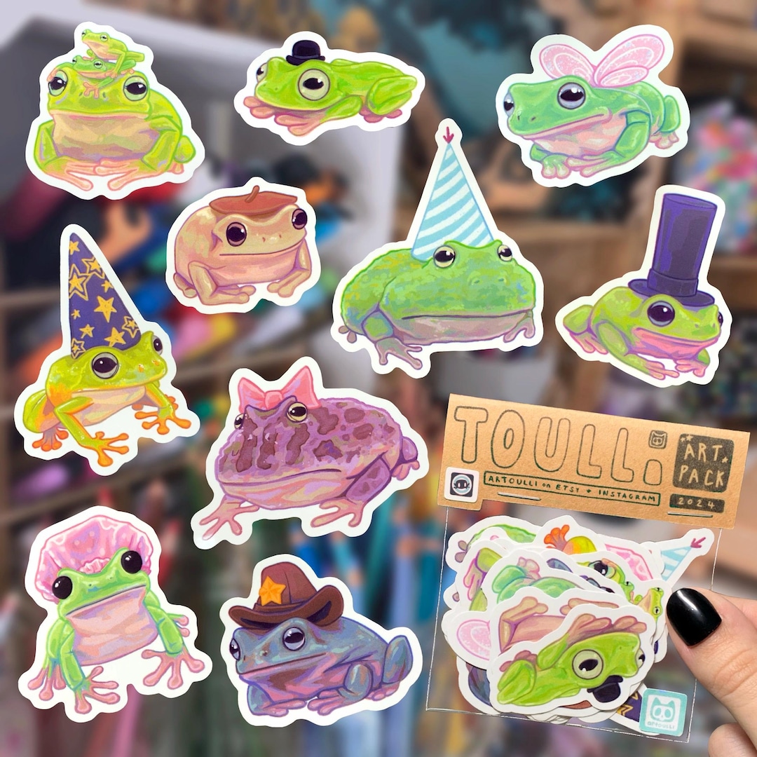 Frog Stickers Vol. 1 - Etsy
