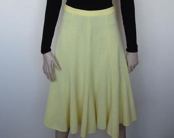 Yellow A-Line Skirt - Approx 10-12