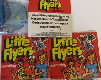 1970s Little Flyers Kite - Blue Bird - In original packaging