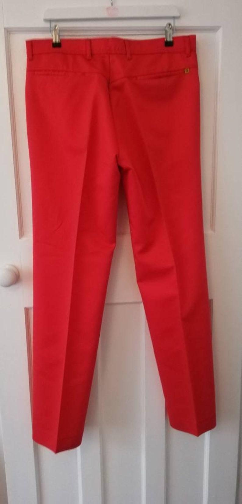 Vintage Red Farah trousers from the 80's W36 | Etsy