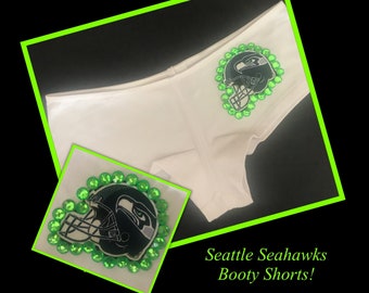 seahawks booty shorts