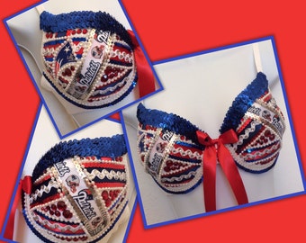 patriots sports bra
