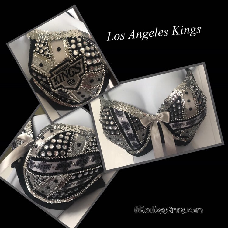 Los Angeles LA Kings Jersey Bling Rhinestone Hoodie Sweater