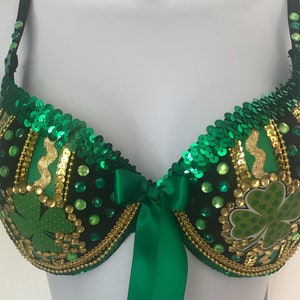 St Patrick's Day Bra-Outfit-sexycostume-stpattysdaylingerie-raveb