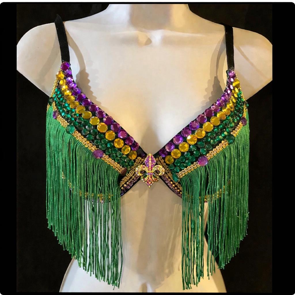 Mardi Gras Bra -mardigrascostume-mardigraslingerie-sexymardigrasbra-mardigrasoutfit-mardi  Gras Ravebra - Etsy