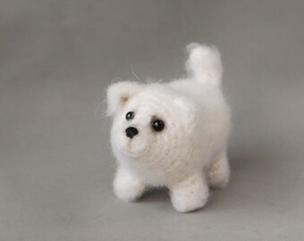 white dog soft toy