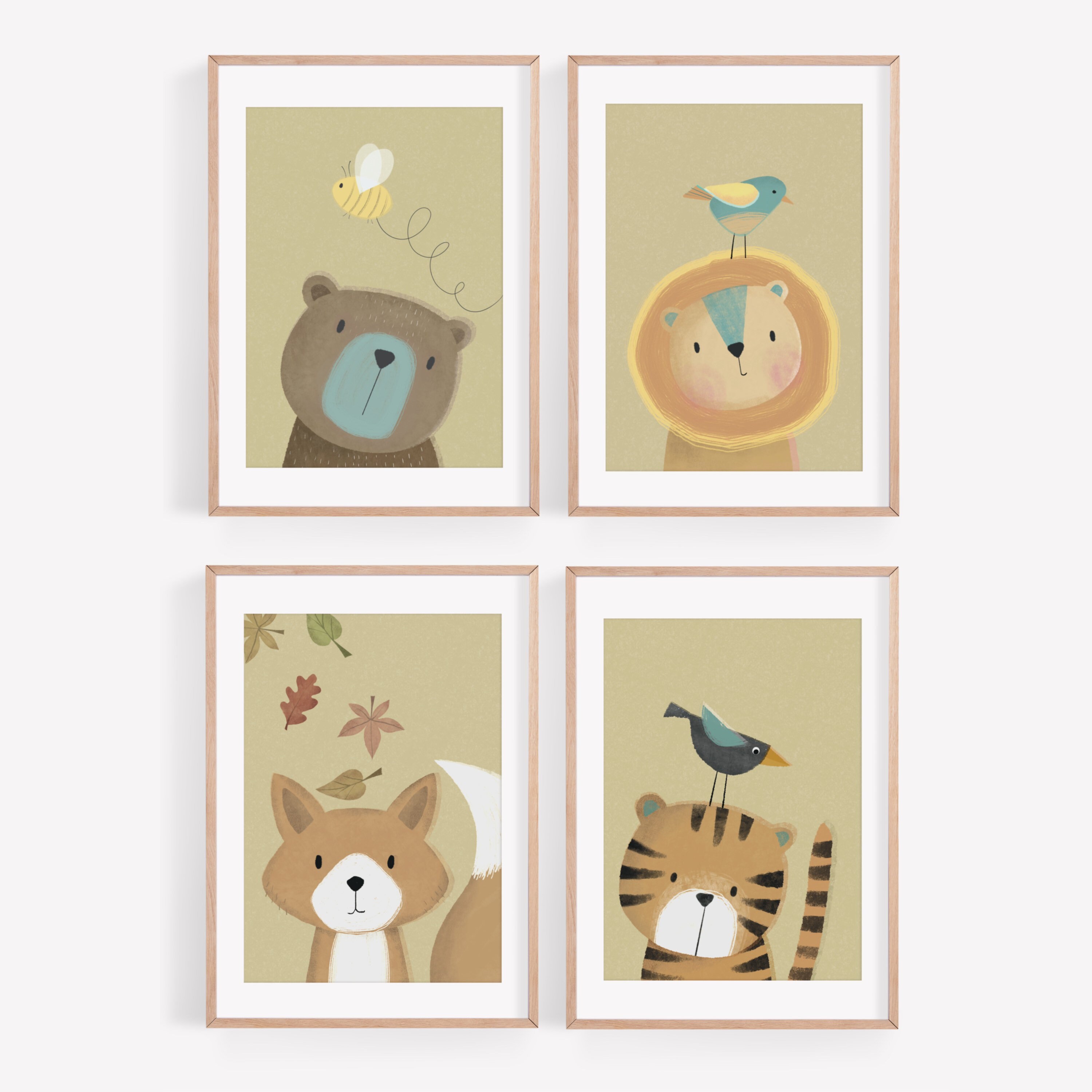 Set of Nursery prints Nursery decor Nursery wall arts Etsy