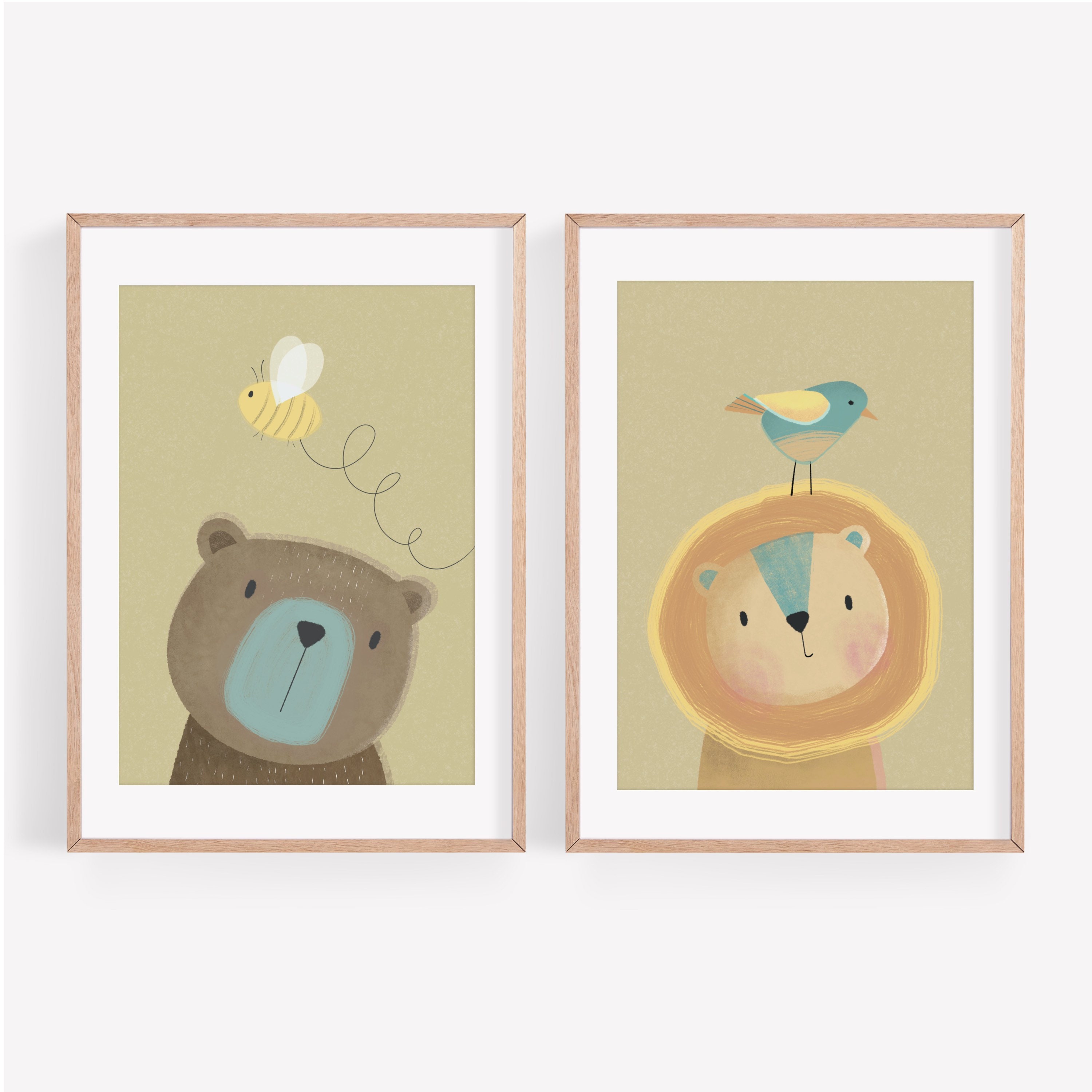 Set of Nursery prints Nursery decor Nursery wall arts Etsy
