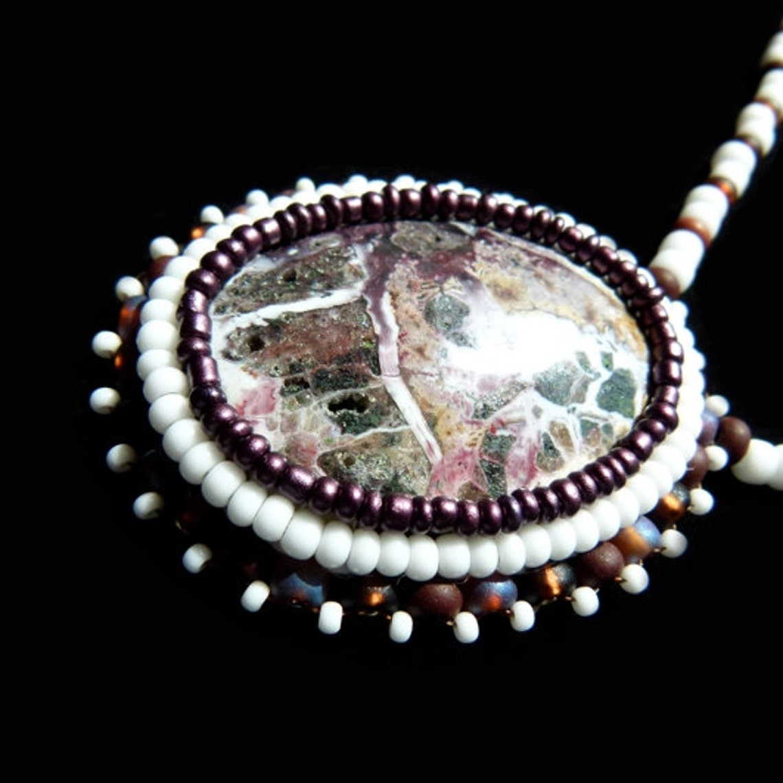 Embroidery Jewelry Cabochon