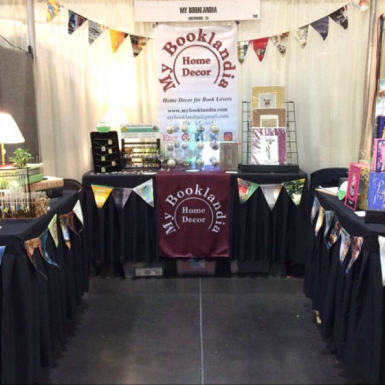 Custom Table Runner With Your Logo Or Design Trade Show Vendor Fair Custom Logo Table Runner Craft Show Table Runner