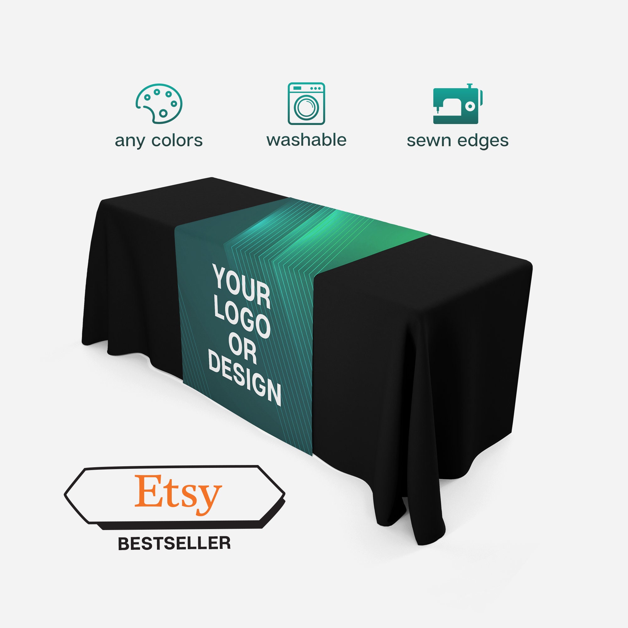 Custom Table Runner business logo table runner table banner Etsy
