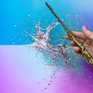 Trillion Wand of Perth, Wand for LARP or fantasy-Geek collections- comicon- blizzcon -Geek accessories - witch wand- costume, renfair