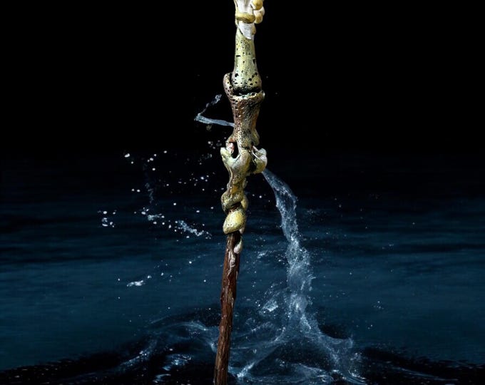 Nexus, Focus of the Forest, Wand for LARP or fantasy-Geek collections- comicon- blizzcon -Geek accessories - witch wand- costume, renfair