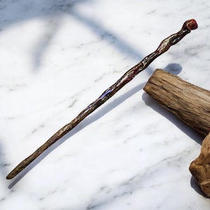 Faiths Grand Wand, Wand for LARP or fantasy-Geek collections- comicon- blizzcon -Geek accessories - witch wand- costume, renfair
