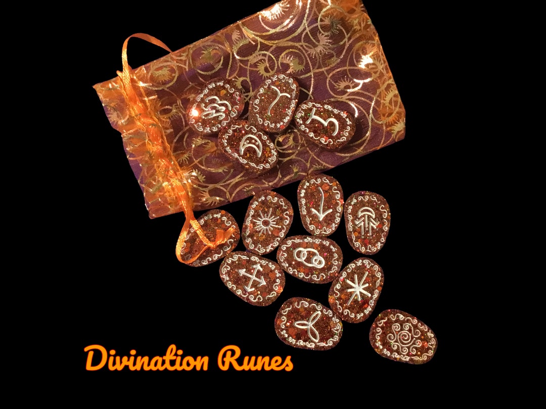 Divination Runes, Witches Runes, Resin Runes, Divination Tools ...
