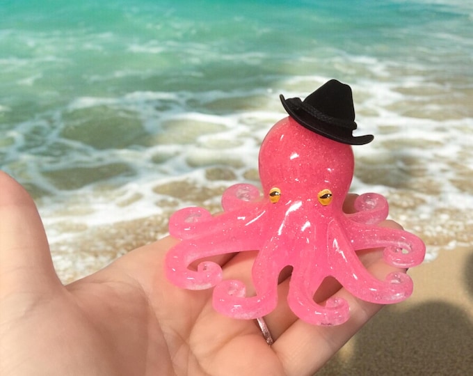 Octopus resin fun figurine