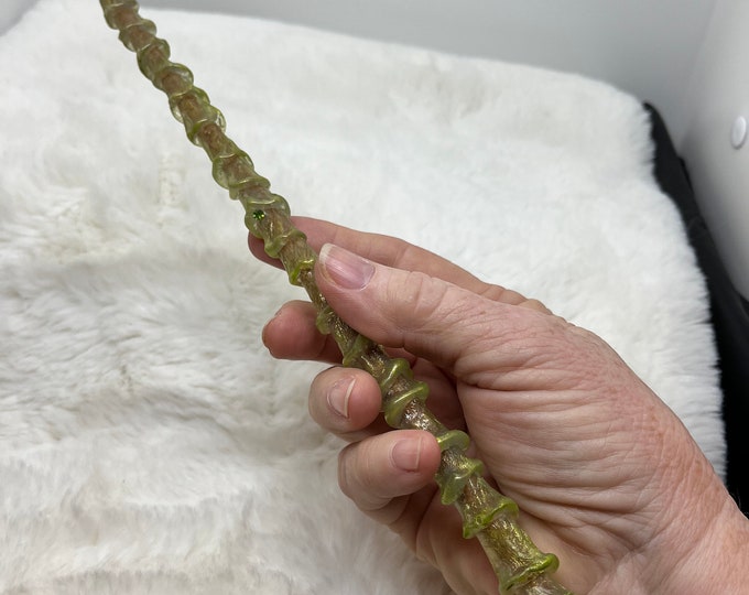 The “Wand of Nature’s Folley”, Wand for LARP or fantasy-Geek collections- comicon- blizzcon -Geek accessories - witch wand- costume, renfair