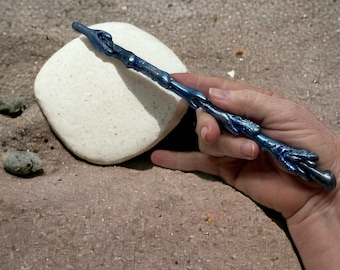 Magical Wand for LARP and Fantasy Collections - Comic Con - Blizzcon - witch and wizard wand - renfair costume accessory - oak Wands