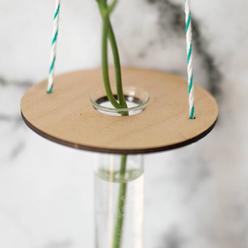 Hanging Test Tube Vase Minimal Hanging Vase Wedding Decor Etsy UK