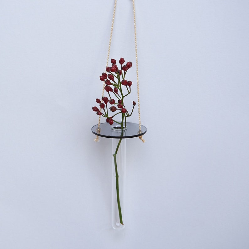 Hanging Test Tube Vase Minimal Hanging Vase Wedding Decor Etsy UK