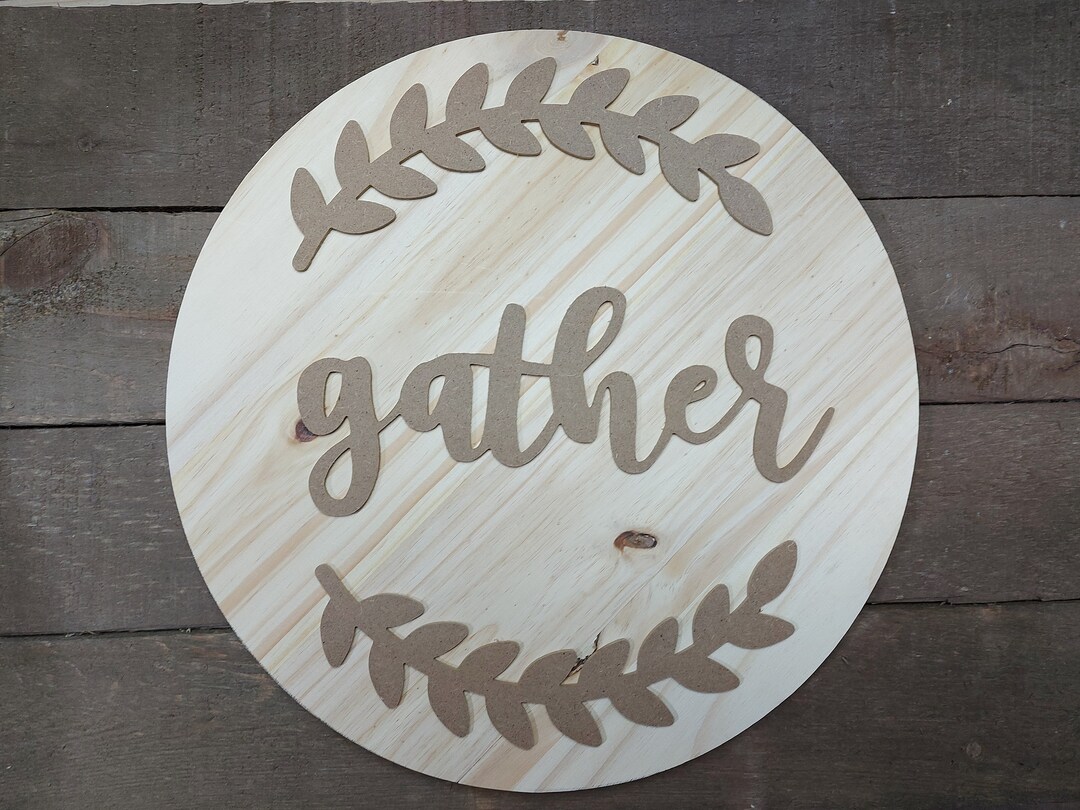 DIY Gather Sign Kit Etsy