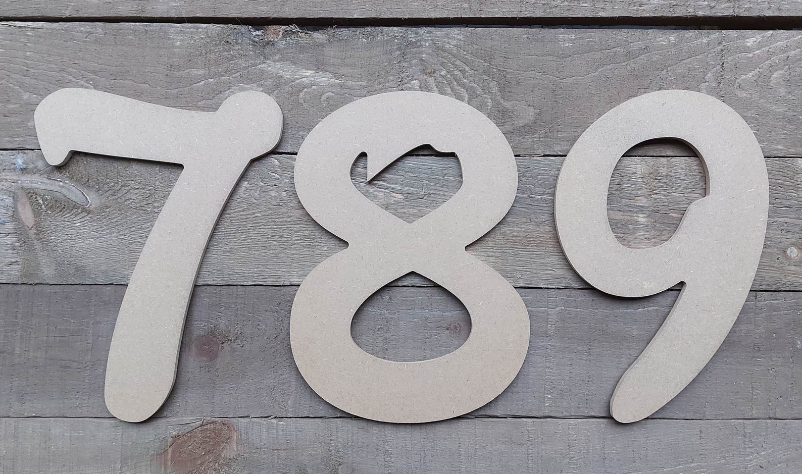 10 Inch Wooden Numbers Etsy