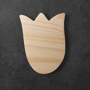 Tulipe en bois style N