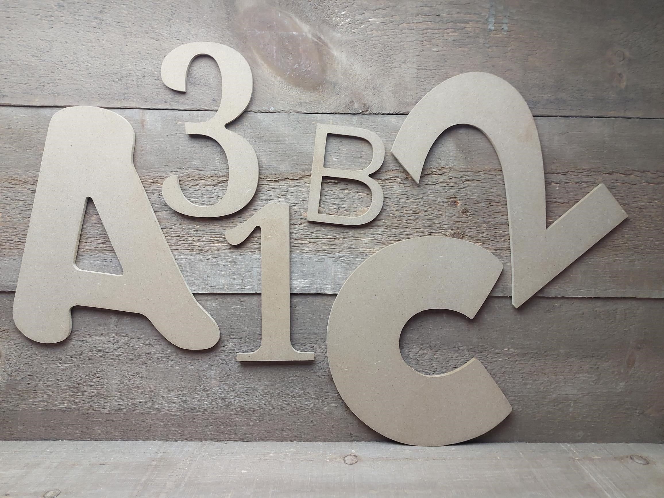 Custom Wooden Letters and Numbers Etsy