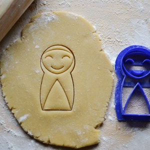 Happy Nun Cookie Cutter, Liturgical Living, Saint Imaginative Play