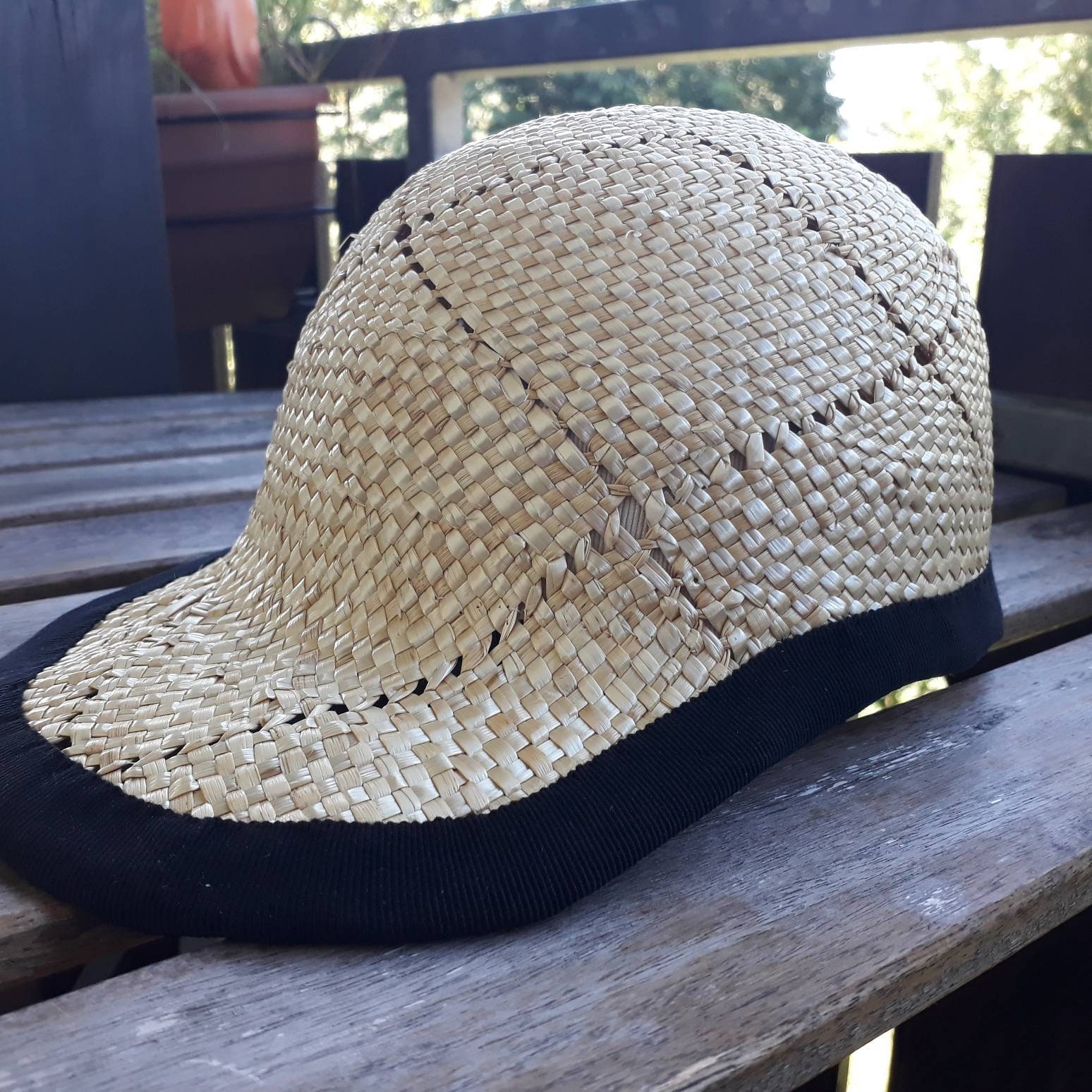 Käppi Cap Straw Baseball Cap | Etsy