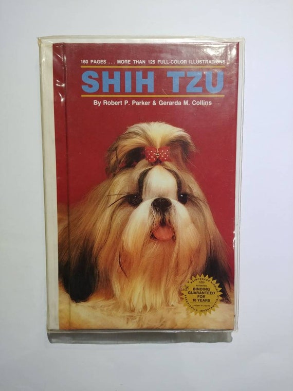 Book Shih Tzu Pet Owner S Guide Parker Collins Pet Care Etsy