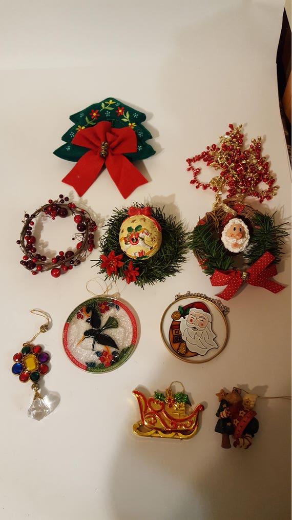 Vintage Ornament Lot Ornament Bulk Lot Of 13 Christmas Etsy