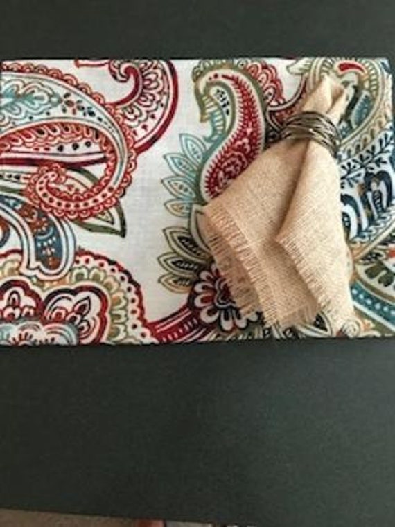 Napkins set of 4 Burlap napkins Etsy