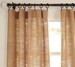 Burlap Curtains ! One panel 40 inches wide by desired length. 