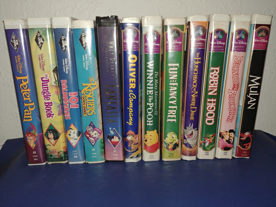 Disney Black Diamond & Masterpiece Collections VHS Peter | Etsy