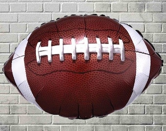 Football Balloon 31" Football Party Decor Football Theme Party Super bowl Party Decorations Super bowl Balloons College Football Game Day