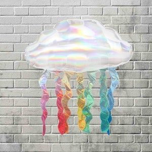 Rainbow Cloud Balloon Rainbow Party Airplane Party Sunshine Party Baby Shower Balloons Birthday Party Balloons Boy Baby Shower Nursery
