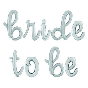 BRIDE TO BE Balloons Script Letter Balloons Bride Cursive Letter Balloons Bride balloon Bride Letter Balloons Bachelorette Party Ring