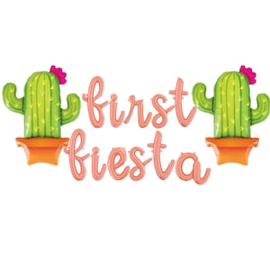 First Fiesta Balloons First Fiesta Decorations Fiesta First Birthday Mexican 1st Birthday First Birthday Fiesta Fiesta Birthday Decorations