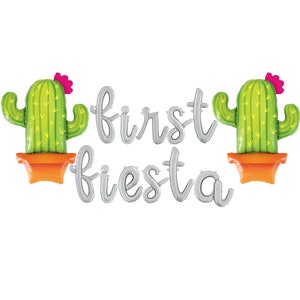 First Fiesta Balloons First Fiesta Decorations Fiesta First Birthday Mexican 1st Birthday First Birthday Fiesta Fiesta Birthday Decorations