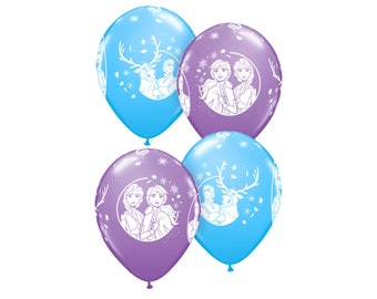 Frozen Balloons Frozen Birthday Balloons Frozen Party Frozen Theme Elsa Balloon Anna Balloon Olaf Balloon Frozen 2 Party Frozen Movie Latex