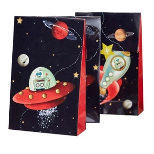 Space Party Bags - Galaxy Party, Space Birthday, Outer Space Birthday, Rocket Party, Planet Party, Blast Off, Astronaut Party, Space Bags