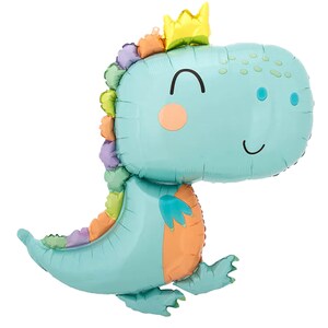 Two Rex Banner, 2nd Birthday Decor, Dinosaur Birthday Decorations, Two Rex Dinosaur Party Balloon Banner, Two Rex Birthday - 16in Tall T-Rex Only