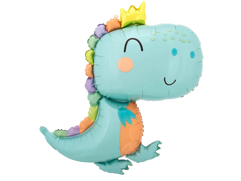 Two Rex Banner, 2nd Birthday Decor, Dinosaur Birthday Decorations, Two Rex Dinosaur Party Balloon Banner, Two Rex Birthday - 16in Tall T-Rex Only