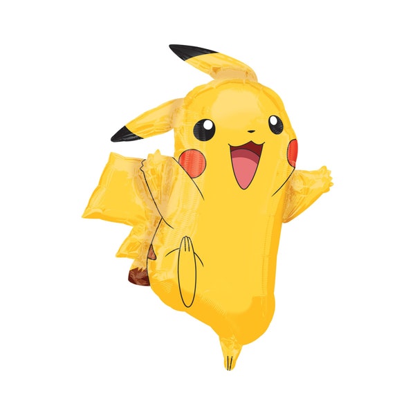 Giant Pikachu Balloon Pokemon Balloon Pikachu Balloon Pokemon Party Pokemon Birthday Party Balloons Pokemon Pikachu Pokemon Pikachu Birthday