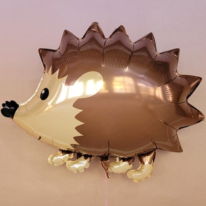 30" Hedgehog Balloon - Woodland Balloons, Woodland Baby Shower, Woodland Party Decor, Woodland Animals Party - Woodland Themed Party