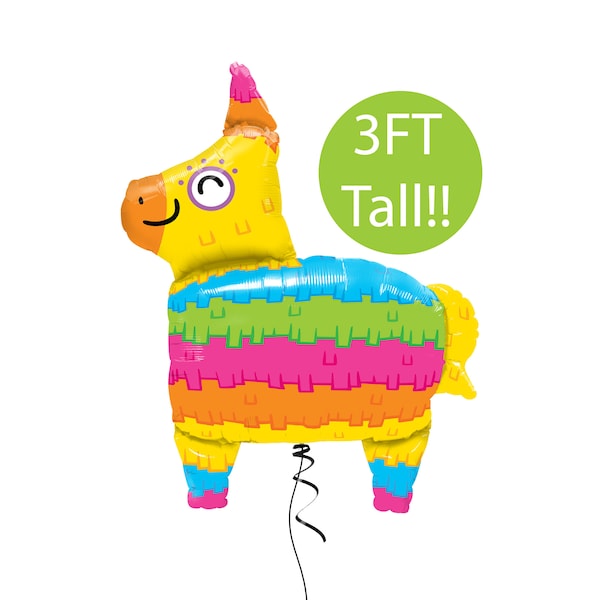 Fiesta Balloon Pinata Llama Taco Balloons Taco Bout Bachelorette Party Decoration Fiesta Shower Balloon Fiesta Birthday Cinco de Mayo Cactus