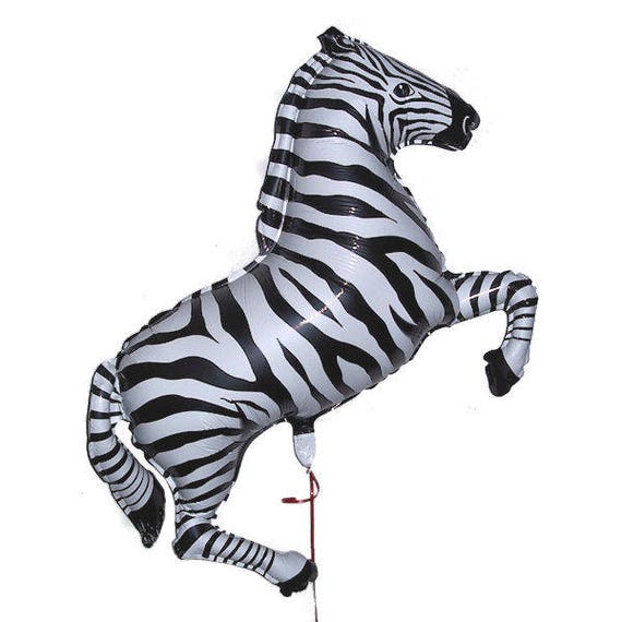 Zebra balloons on sale