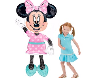 Minnie Mouse Balloon 54" - Minnie Mouse Birthday Decor, Minnie Mouse Theme, Minnie Mouse Party Ideas, Mickey Mouse Balloons, Oh Twodles