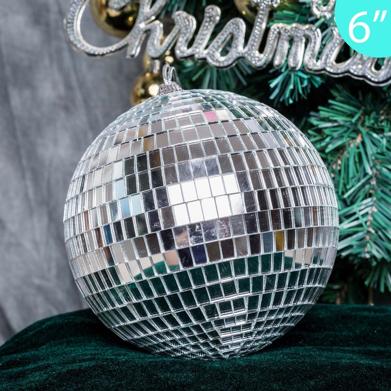 Disco Balls - Mirror Balls, Vintage Retro, Hippie 70s Theme, Disco Party, Disco Decor, Groovy, Disco Fever - 2", 4", 6", 8", 10", 12" Sizes image 6